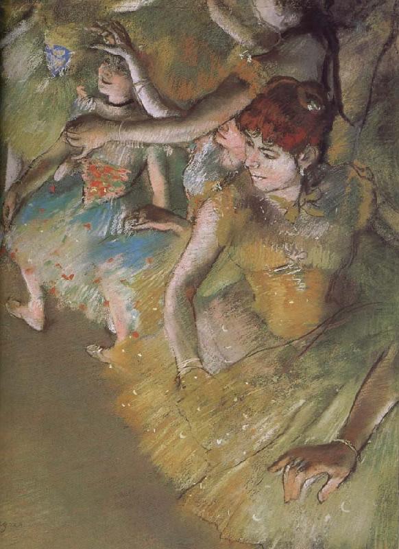 ballerina  on the stage, Edgar Degas